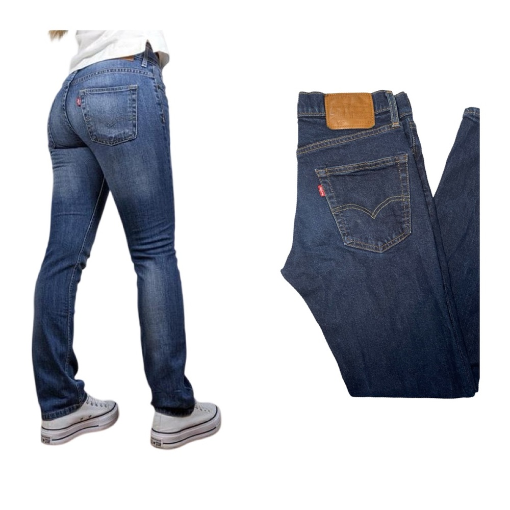[30] LEVI’S Jeans 511 Y2K Slim fit dark blue denim women’s